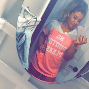 No Photos Please 📸 Varsity Stripe Mini Nightgown